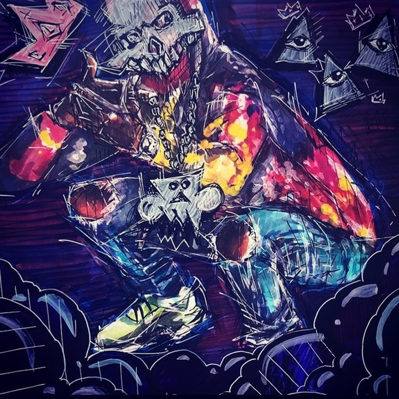 Westside Gunn’s ⚖️🦂SDFIAAD Awesome Deity Prints🖼 - Picture 1 of 1